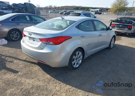 2013 Hyundai Elantra Limited из США, поврежденный, VIN 5NPDH4AE5DH275061